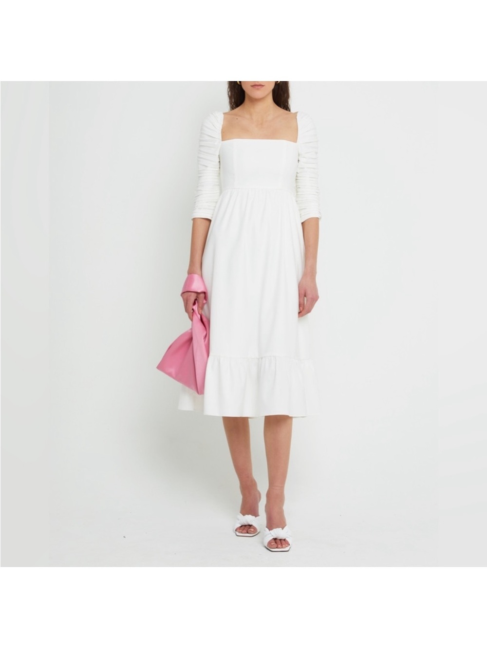 o.p.t. Bonnie Dress in White XS
